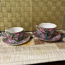 Pretty Tea Cups. Fine China.