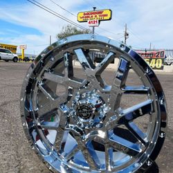 20x10 Monkey Wheels And Tires 33/1250/20
