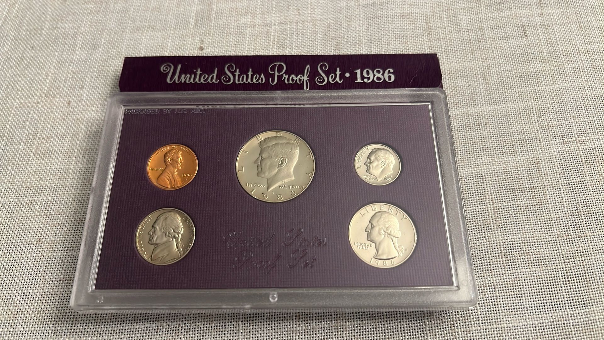 United States Proof Set 1986