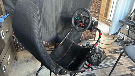Steering wheel Gaming chair simulator