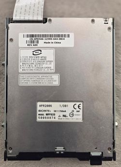 Sony MPF820 3.5" Internal Floppy Disk Drive with Ribbon Cable