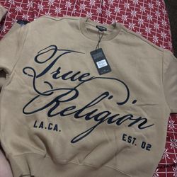 true religion crewneck sweater