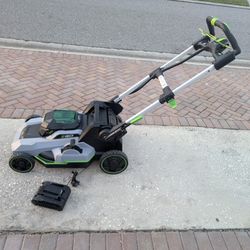 New EGO Self Propelled Mower 4mp Battery And Charger Included 