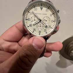 Michael Kors Men’s Watch Leather Brown