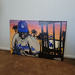 Clayton Kershaw Painting