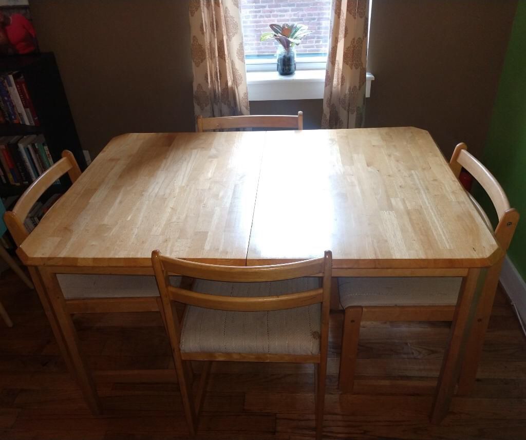 Dining Room Table w/ Four Chairs