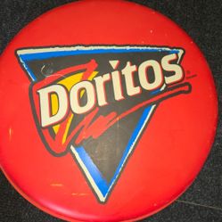 vintage sign has some damage but looks good