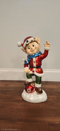Kringle Express indoor/outdoor lit elf