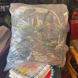 Villa Cipriani Blanket & Pillow~NEW in Plastic