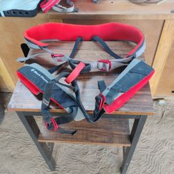 Black Diamond Climbing Harness And Camelback Mini Backpack