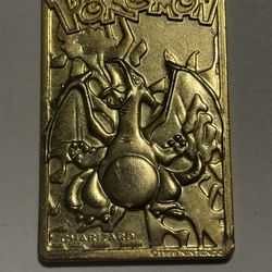 Gold Charizard Pokemon Card 1999 