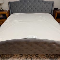 Beautiful King Sized Padded Bedframe