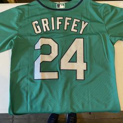 Seattle Mariners #24 Griffey Adult Sizes Small Up To 3XL 