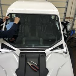 Polaris Rzr Pro R Windshield In Stock  Black 