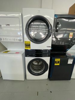 New Electrolux electric 220v Stackable Washer and Dryer