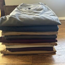 Men’s Casual Dress Pants Express Banana Republic Lot of 9 pants