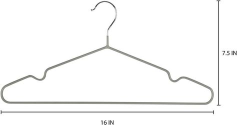Metal Hangers with Notches