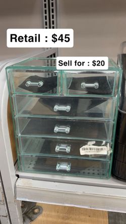 Acrylic Makeup Organizer Drawer – Clear Storage Organizer