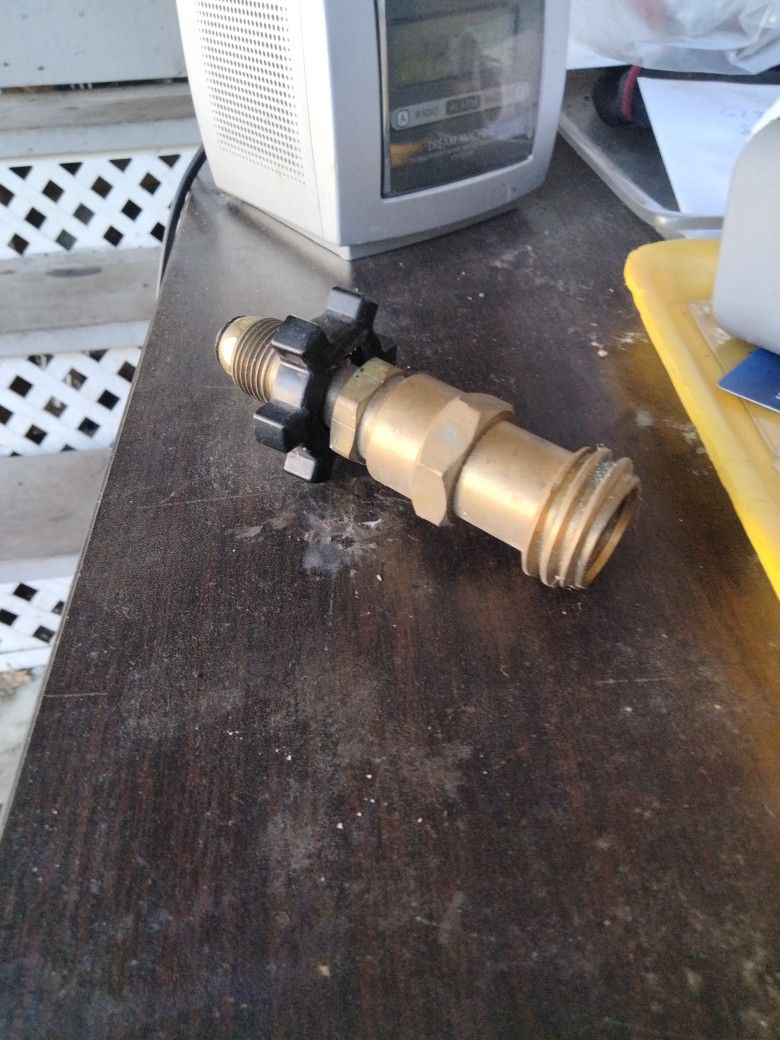 Propane Tank Adapter Conversion