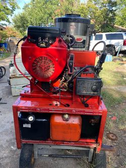 Pressure washer Honda 19hp heater 3000psi 8gpm