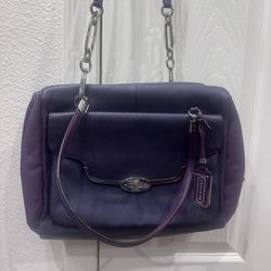 Purple Coach Purse