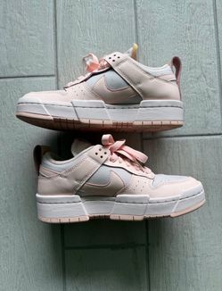 Size 5.5Y / 7 W - Nike Dunk Disrupt Low Pale Coral (2021)