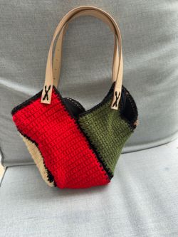 handmade crochet tote