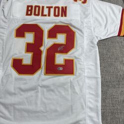 Nick Bolton Signed Autograph Custom Jersey -Beckett Coa - Kansas City Chiefs