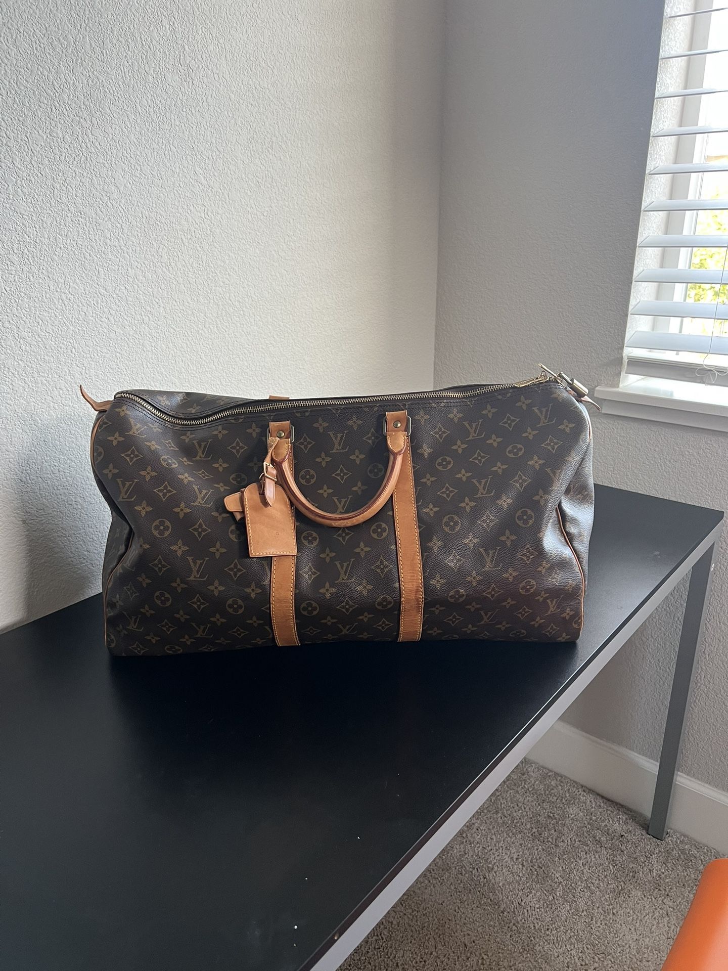 Louis Vuitton Keepall 55 Monogram – Vintage w/ Accessories