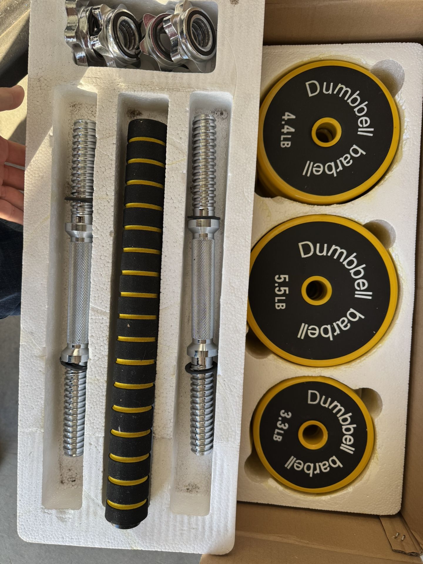 Adjustable Dumbbells / Barbell