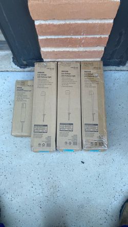 3pk - Rodham 241 Lumen Low Voltage Black Integrated LED Weather Resistant Outdoor Landscape Path Light