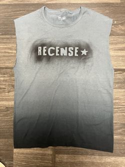 Mens Sleeveless Graphic Tee in size L