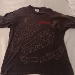 1992 Metallica Black Tshirt Size Large