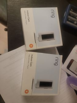 2x Ring Indoor Cam 2nd Gen Wired  - White