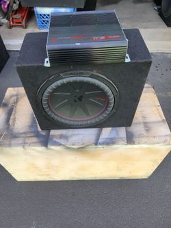 UNA BOCINA Y AMPLIFIER 