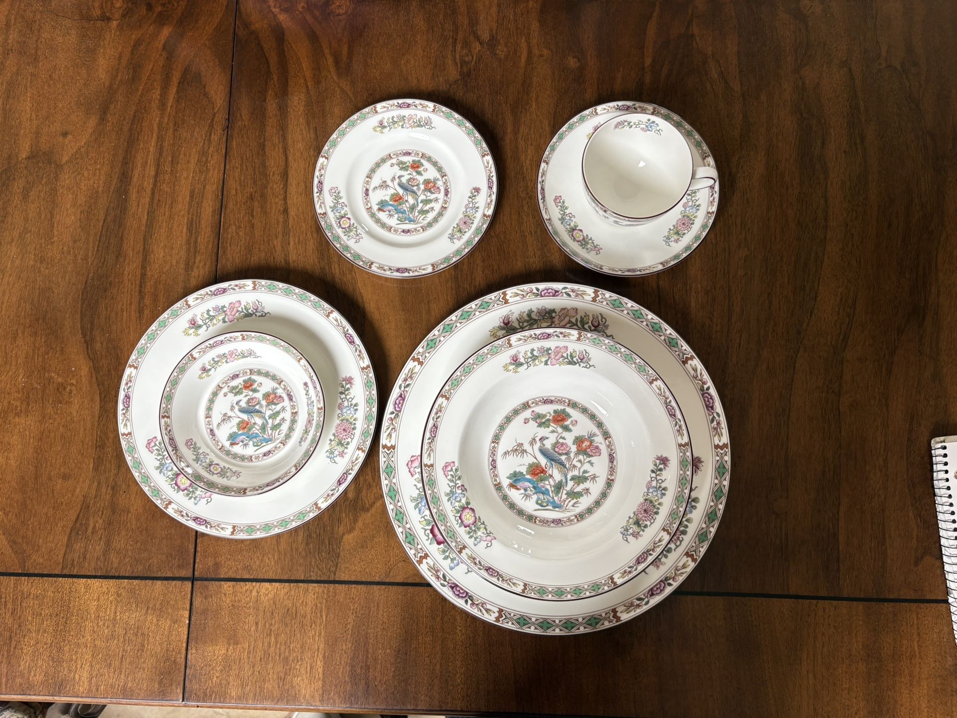 Wedgwood Kutani Crane. Fine Bone China From England