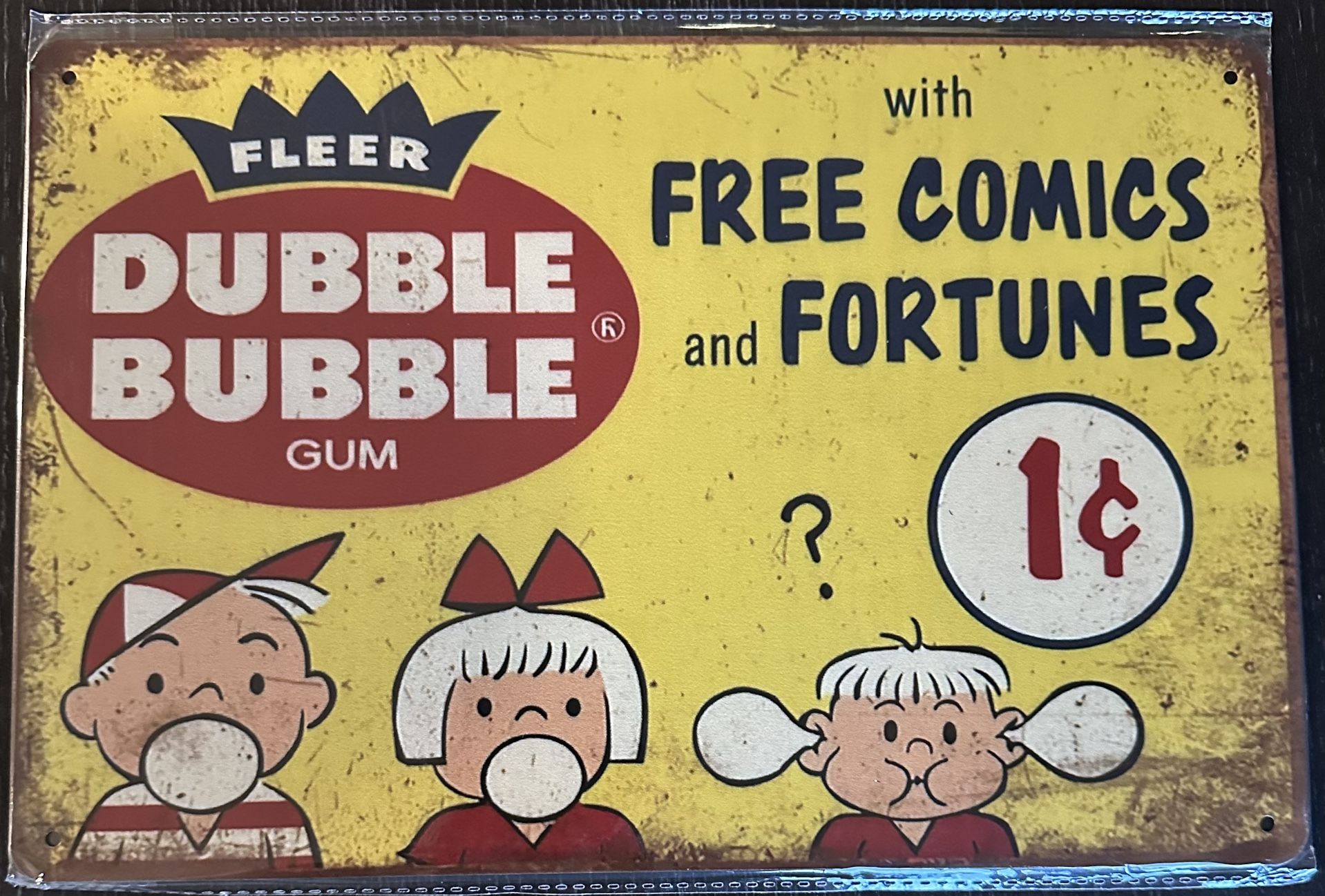 Dubble Bubble Metal Sign