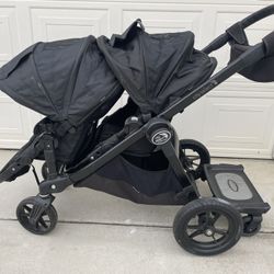 Baby Jogger Double Stroller + Glider Board
