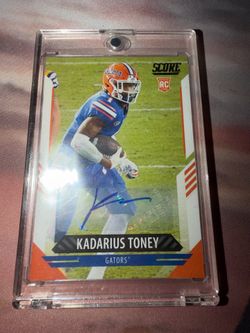 Kadarius Toney Rookie Auto  2021 Panini no 372