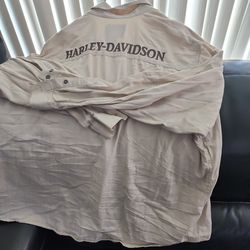 Harley Davidson button up