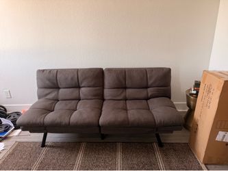 Convertible Futon Sofa - Grey