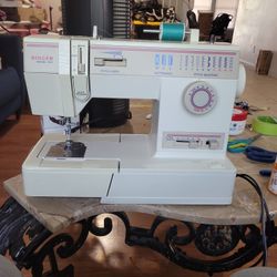 Singer sewing machine.