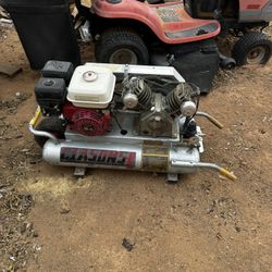 Tools Used Compressor And sand Blaster And Water Tank 