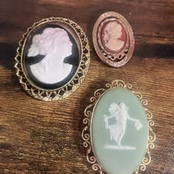 Cameo Brooches 