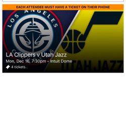 Clippers tickets 