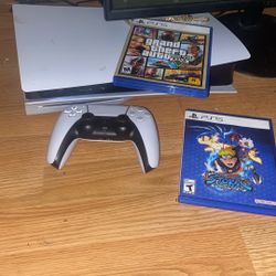 Ps5 And Controller And Games