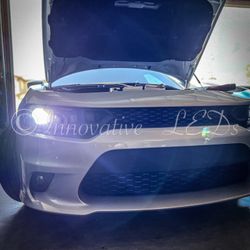 H7 LED Light Bulbs, 8000LM Per Set 6500K LED Light Bulbs with Fan & EMC, Halogen Headlight Bulb Replacement, Pack of 2 