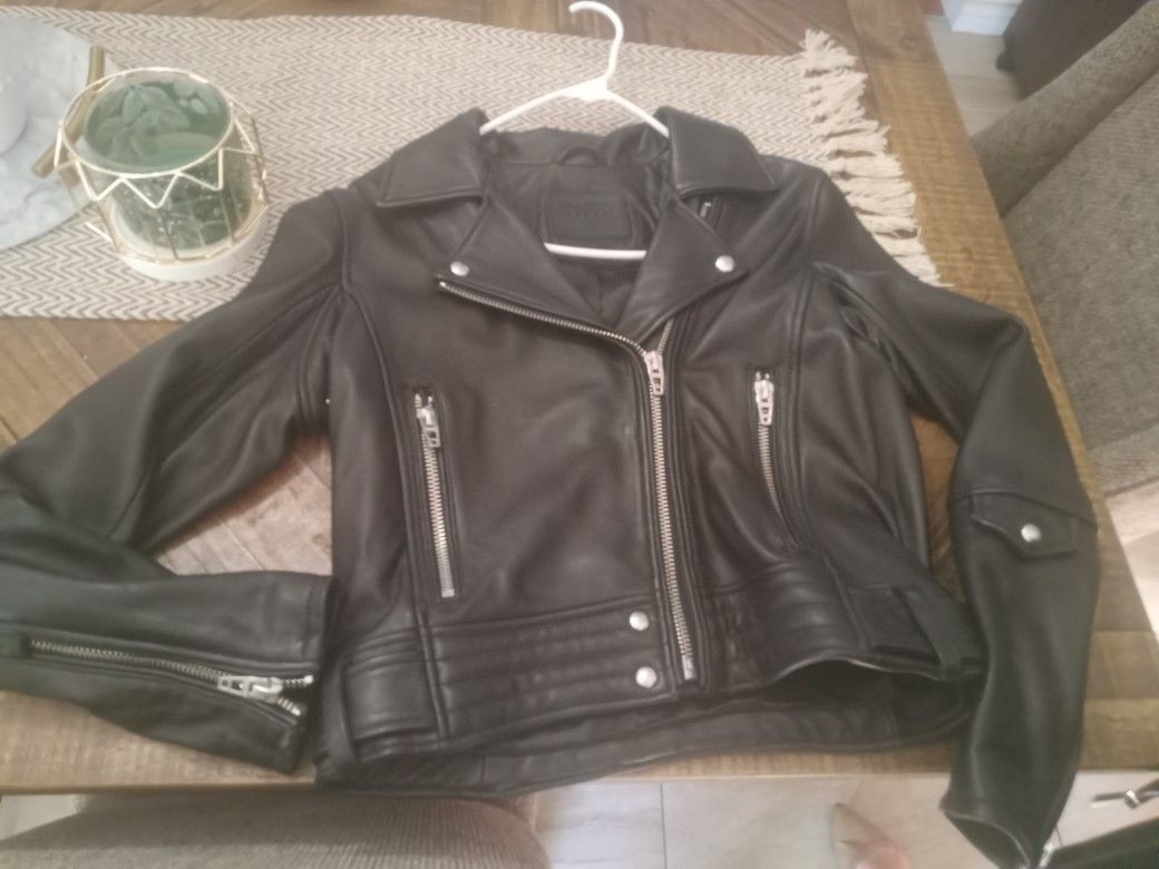 Leather Moto Jacket Original Serious Buyer Contact Only