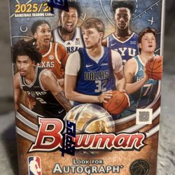 New 2025-26 Topps Bowman Basketball Factory Sealed Value Blaster Box