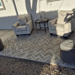 Juego De Sillas Con Descansa Pies 